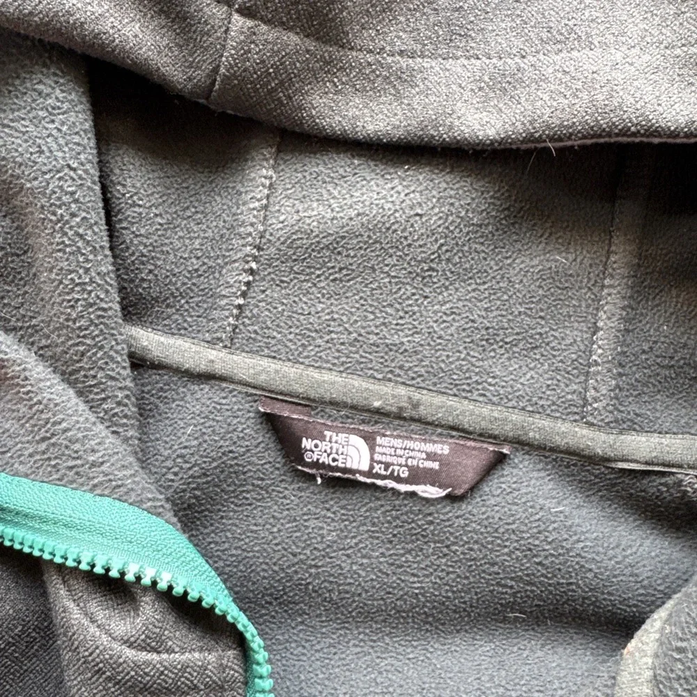 The North‎ Face Jacket Mens Extra Large Green Windstopper Fleece Softshell